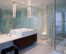 Cửa kính cường lực cho phòng tắm